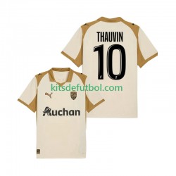 RC Lens Florian Thauvin 10 Hombre Camiseta alternativa 2025-2026 Manga Corta