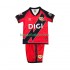 Equipación completa Niño Rayo Vallecano Camiseta de visitante 2025-2026 Manga Corta