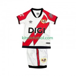 Equipación completa Niño Rayo Vallecano Camiseta de local 2025-2026 Manga Corta