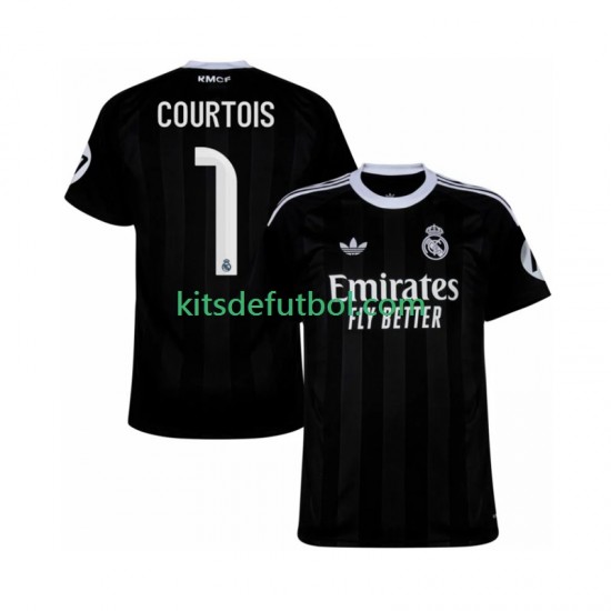 Real Madrid Portero Thibaut Courtois 1 Hombre Camiseta alternativa 2025-2026 Manga Corta