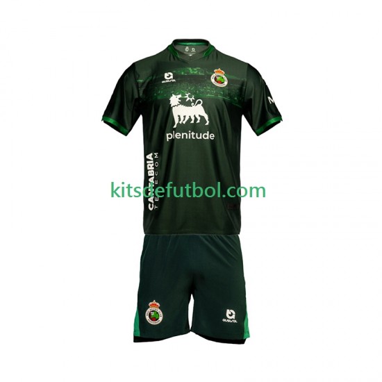 Equipación completa Niño Santander Camiseta de visitante 2025-2026 Manga Corta