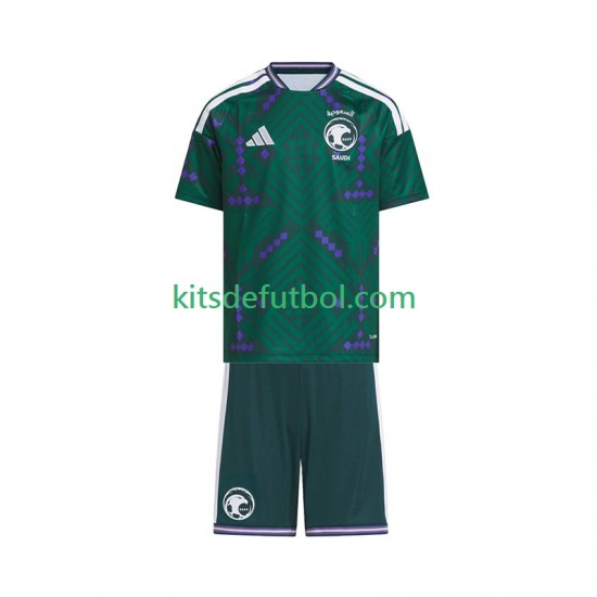 Equipación completa Niño Arabia Saudita World Cup 2026 Camiseta de local Manga Corta