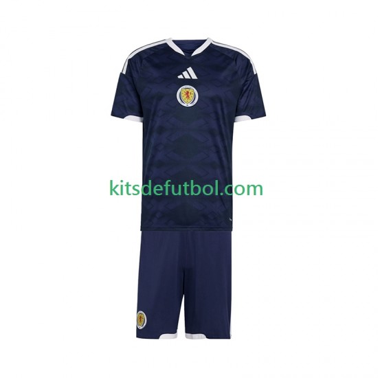 Equipación completa Niño Escocia 2026 Camiseta de local Manga Corta