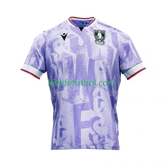 Sheffield Wednesday Hombre Camiseta de visitante 2025-2026 Manga Corta