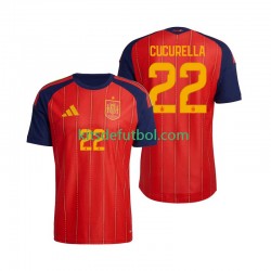 España Marc Cucurella 22 World Cup 2026 Hombre Camiseta de local Manga Corta