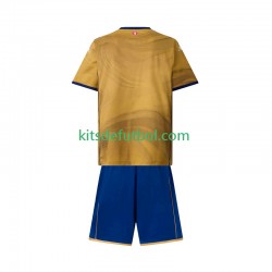 Equipación completa Niño Túnez 2025 Camiseta alternativa Manga Corta