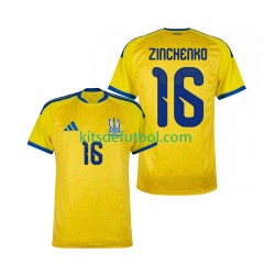 Ucrania Oleksandr Zinchenko 16 World Cup 2026 Hombre Camiseta de local Manga Corta