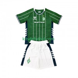 Equipación completa Niño Werder Bremen Camiseta de local 2025-2026 Manga Corta