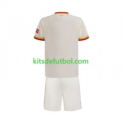 Equipación completa Niño AS Roma Camiseta de visitante 2026-2027 Manga Corta