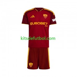 Equipación completa Niño AS Roma Camiseta de local 2026-2027 Manga Corta