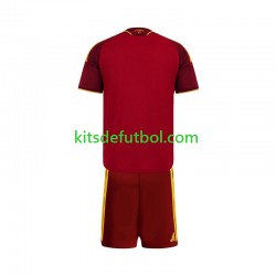 Equipación completa Niño AS Roma Camiseta de local 2026-2027 Manga Corta