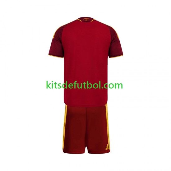 Equipación completa Niño AS Roma Camiseta de local 2026-2027 Manga Corta