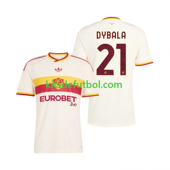 AS Roma Paulo Dybala 21 Hombre Camiseta de visitante 2026-2027 Manga Corta