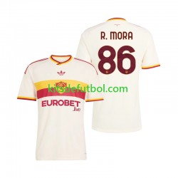 AS Roma Rodrigo Mora 86 Hombre Camiseta de visitante 2026-2027 Manga Corta