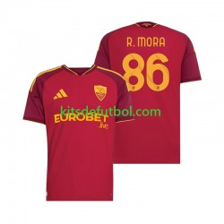 AS Roma Rodrigo Mora 86 Hombre Camiseta de local 2026-2027 Manga Corta