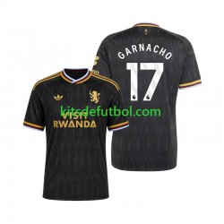 Aston Villa Alejandro Garnacho 17 Hombre Camiseta de visitante 2026-2027 Manga Corta