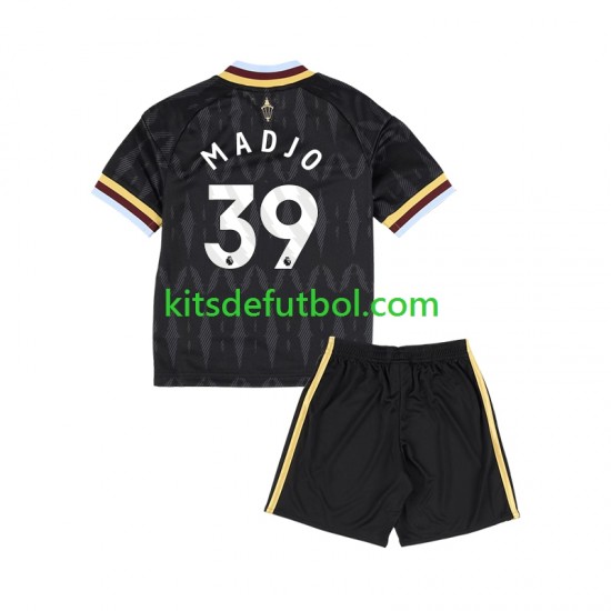 Equipación completa Niño Aston Villa Brian Madjo 39 Camiseta de visitante 2026-2027 Manga Corta