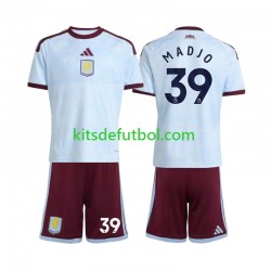 Equipación completa Niño Aston Villa Brian Madjo 39 Camiseta alternativa 2026-2027 Manga Corta