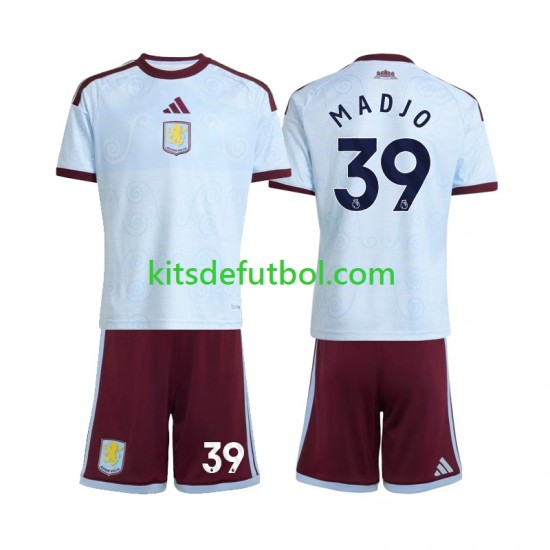 Equipación completa Niño Aston Villa Brian Madjo 39 Camiseta alternativa 2026-2027 Manga Corta