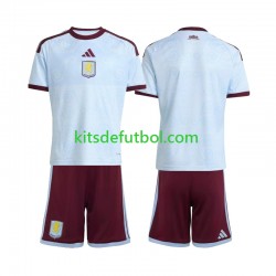 Equipación completa Niño Aston Villa Camiseta alternativa 2026-2027 Manga Corta