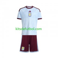 Equipación completa Niño Aston Villa Camiseta alternativa 2026-2027 Manga Corta