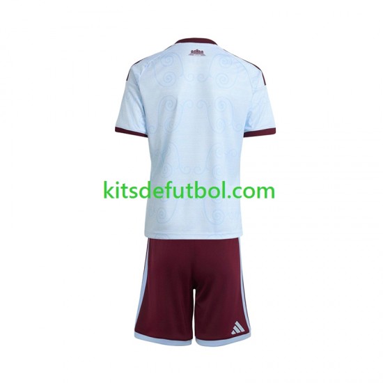 Equipación completa Niño Aston Villa Camiseta alternativa 2026-2027 Manga Corta