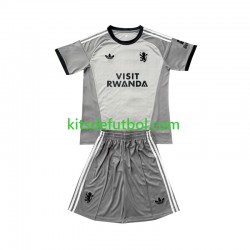 Equipación completa Niño Aston Villa Portero Camiseta Cuarta 2026-2027 Manga Corta
