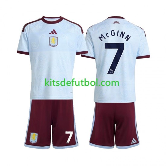 Equipación completa Niño Aston Villa John McGinn 7 Camiseta alternativa 2026-2027 Manga Corta