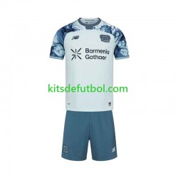 Equipación completa Niño Bayer 04 Leverkusen Camiseta de visitante 2026-2027 Manga Corta