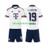 Equipación completa Niño Bayern de Múnich Alphonso Davies 19 Camiseta de visitante 2026-2027 Manga Corta