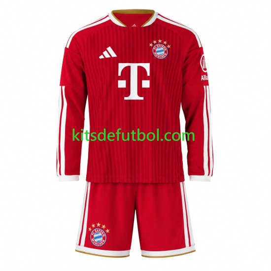 Equipación completa Niño Bayern de Múnich Camiseta de local 2026-2027 Manga Larga