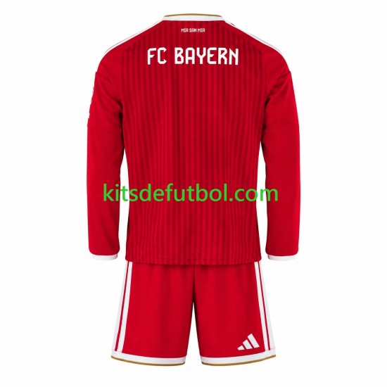 Equipación completa Niño Bayern de Múnich Camiseta de local 2026-2027 Manga Larga