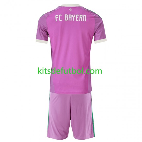 Equipación completa Niño Bayern de Múnich Portero Camiseta alternativa 2026-2027 Manga Corta