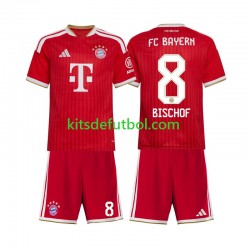 Equipación completa Niño Bayern de Múnich Tom Bischof 8 Camiseta de local 2026-2027 Manga Corta