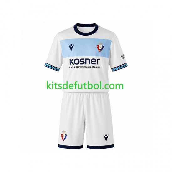 Equipación completa Niño CA Osasuna Camiseta de visitante 2026-2027 Manga Corta