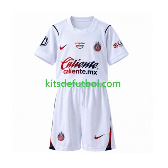 Equipación completa Niño CD Guadalajara Camiseta de visitante 2026-2027 Manga Corta