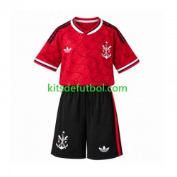 Equipación completa Niño CR Flamengo Camiseta alternativa 2026-2027 Manga Corta