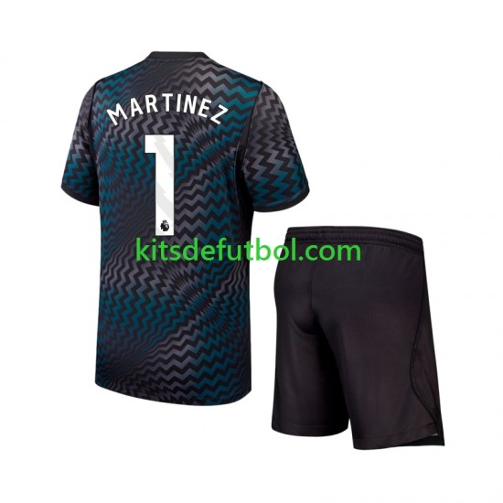 Equipación completa Niño Chelsea Portero Emiliano Martinez 1 Camiseta de local 2026-2027 Manga Corta