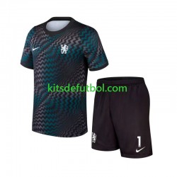 Equipación completa Niño Chelsea Portero Emiliano Martinez 1 Camiseta de local 2026-2027 Manga Corta