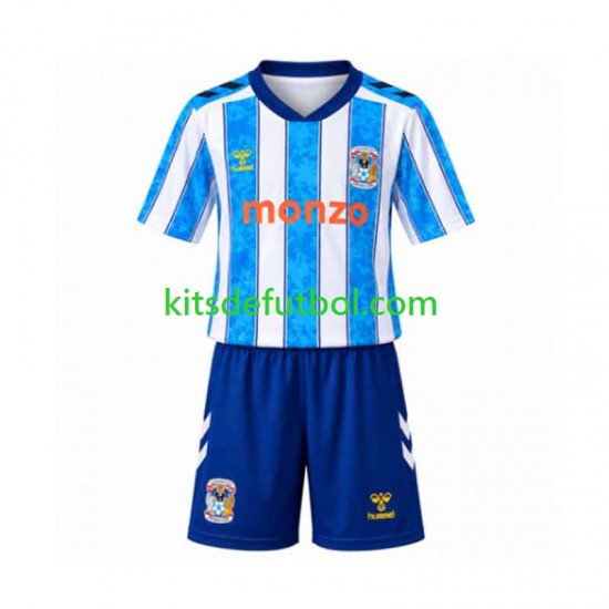 Equipación completa Niño Coventry City Camiseta de local 2026-2027 Manga Corta