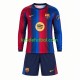 Equipación completa Niño FC Barcelona Camiseta de local 2026-2027 Manga Larga