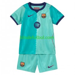 Equipación completa Niño FC Barcelona Camiseta alternativa 2026-2027 Manga Corta