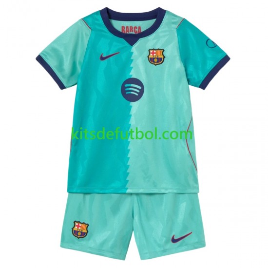 Equipación completa Niño FC Barcelona Camiseta alternativa 2026-2027 Manga Corta