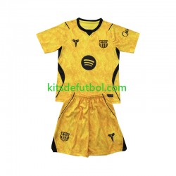 Equipación completa Niño FC Barcelona Portero Camiseta Cuarta 2026-2027 Manga Corta