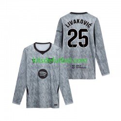 FC Barcelona Portero Dominik Livakovic 25 Hombre Camiseta de visitante 2026-2027 Manga Larga