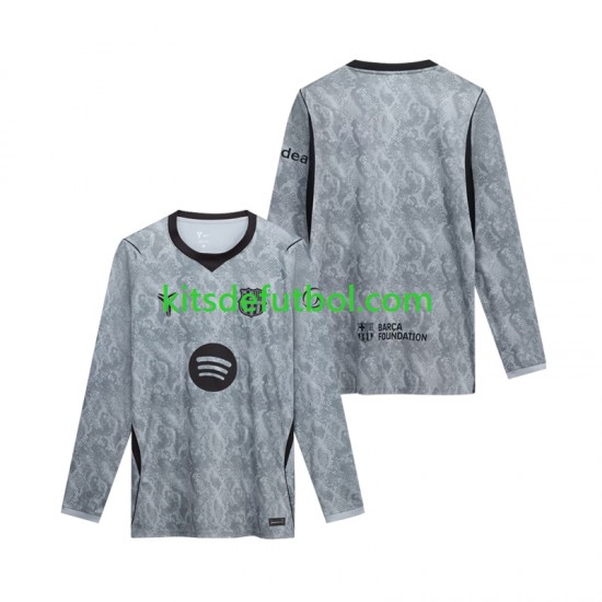 FC Barcelona Portero Hombre Camiseta de visitante 2026-2027 Manga Larga