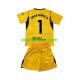 Equipación completa Niño FC Barcelona Portero Joan Garcia 1 Camiseta Cuarta 2026-2027 Manga Corta