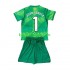 Equipación completa Niño FC Barcelona Portero Joan Garcia 1 Camiseta de local 2026-2027 Manga Corta