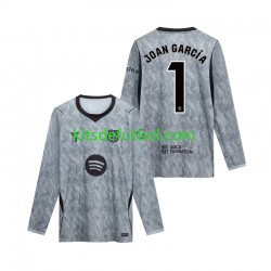 FC Barcelona Portero Joan Garcia 1 Hombre Camiseta de visitante 2026-2027 Manga Larga