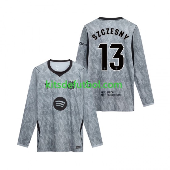 FC Barcelona Portero Wojciech Szczesny 13 Hombre Camiseta de visitante 2026-2027 Manga Larga